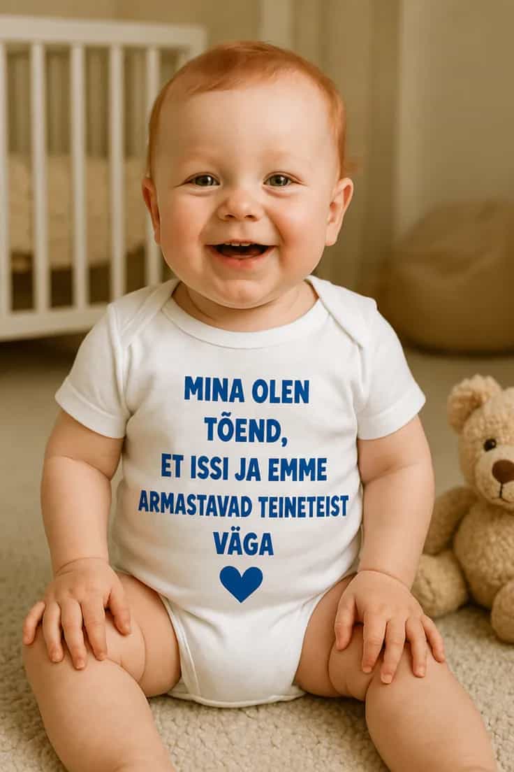 Beebi body Armastuse tõend – MINA OLEN TÕEND,