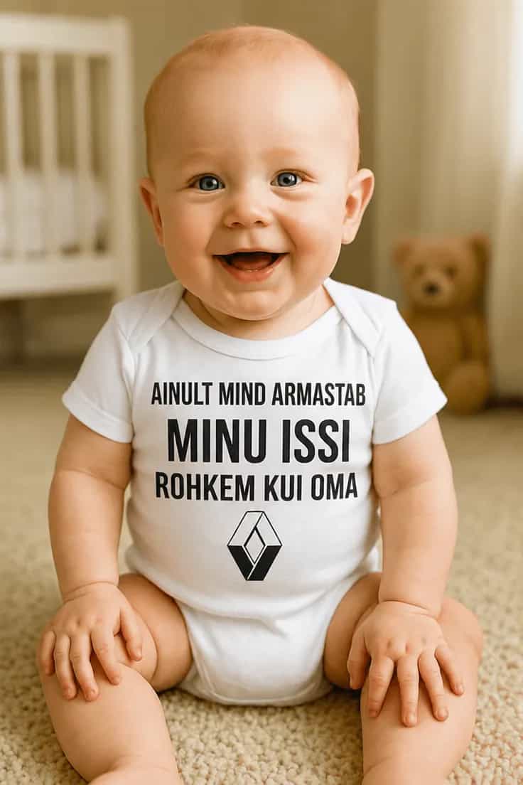 Beebi body Issi lemmik soovitud automargiga