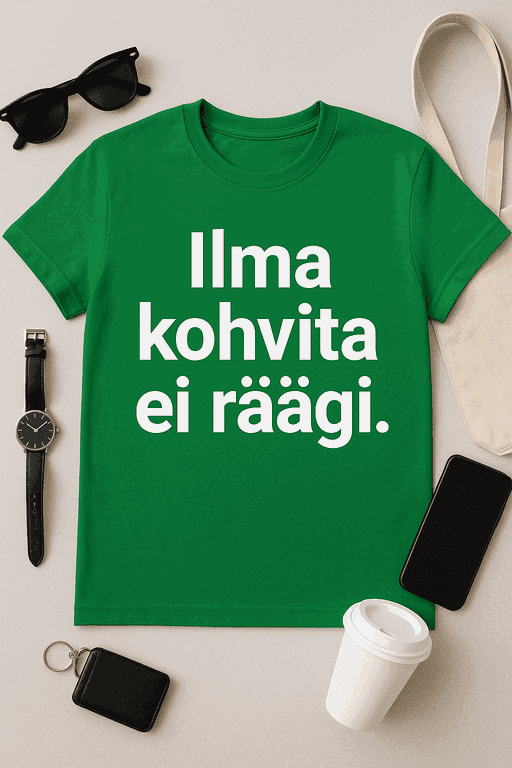 Ilma kohvita ei räägi T-särk