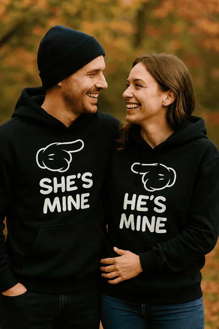 Kampsun paarikomplekt & SHE'S MINE HE'S MINE