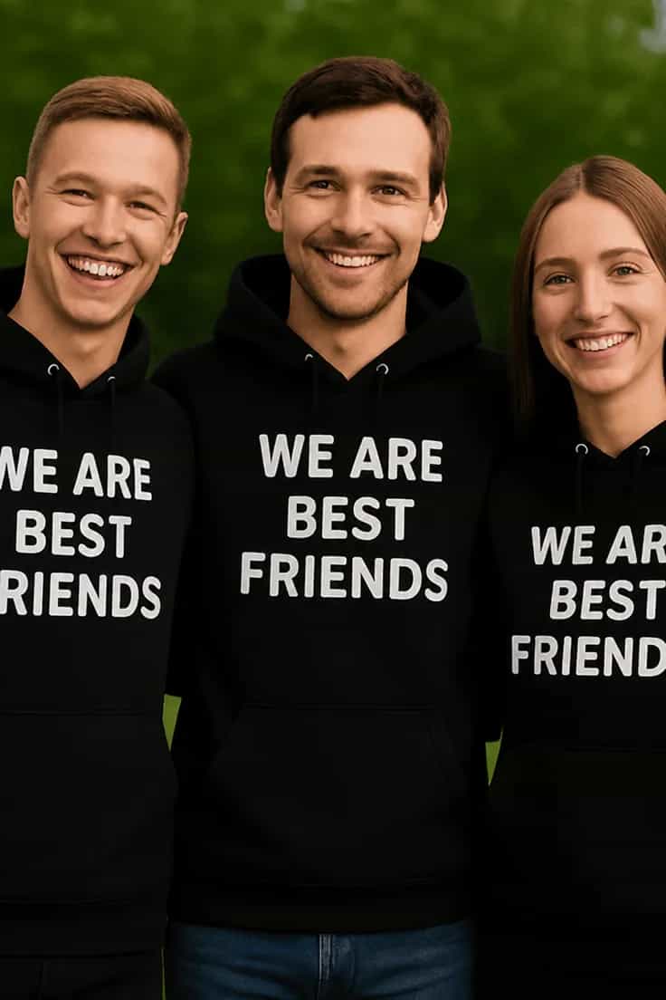 Kampsun parimate sõprade komplekt – WE ARE WE ARE BEST
