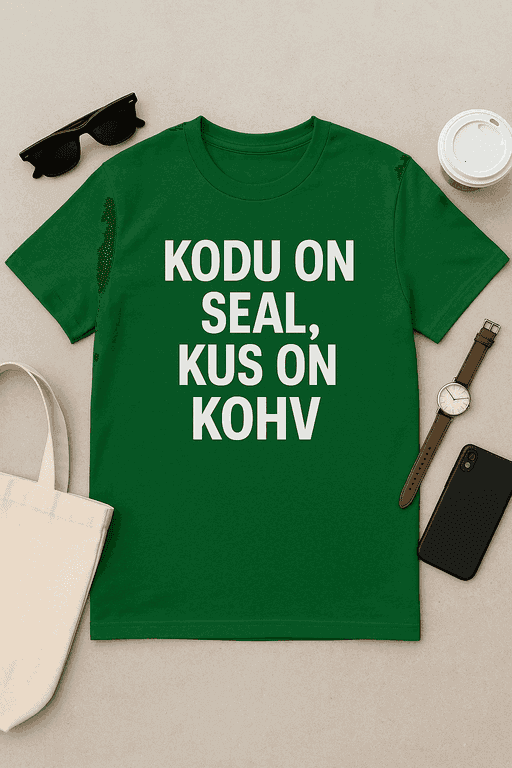 Kodu on seal, kus on kohv - T-särk