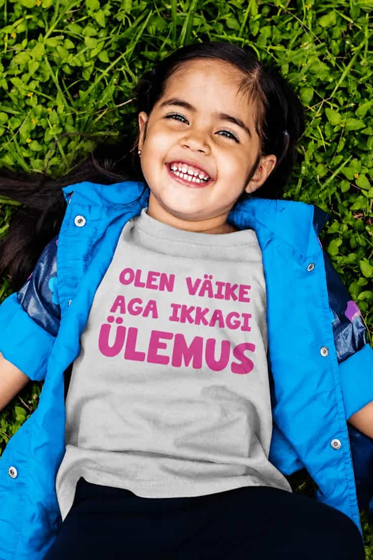 Laste T-särk Väike ülemus – OLEN VÄIKE AGA IKKAGI