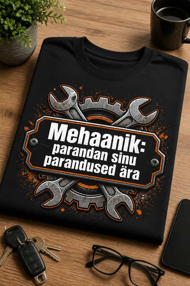 Mehaaniku T-särk „Parandan sinu parandused ära“