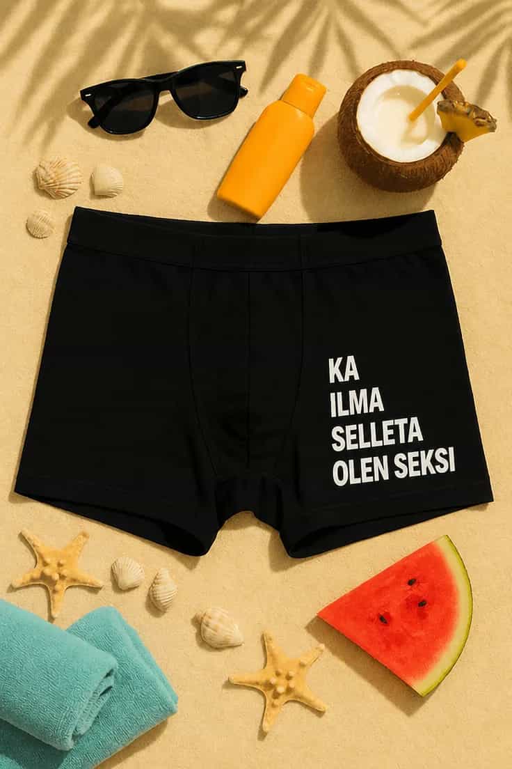 Naljakad bokserid Ka ilma selleta seksikas