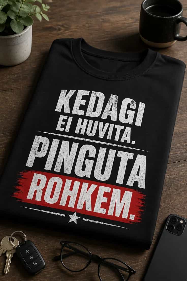 Naljakad T-särgid – Kedagi ei huvita. Pinguta rohkem.