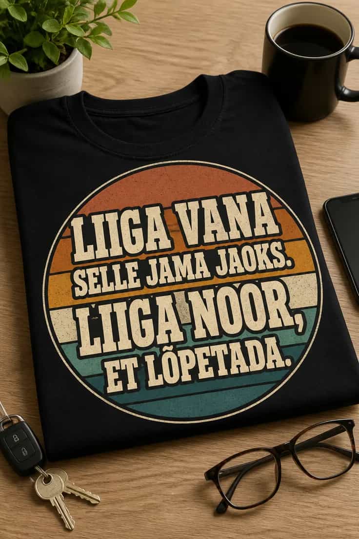 T-särk – Liiga vana selle jama jaoks, liiga noor lõpetada