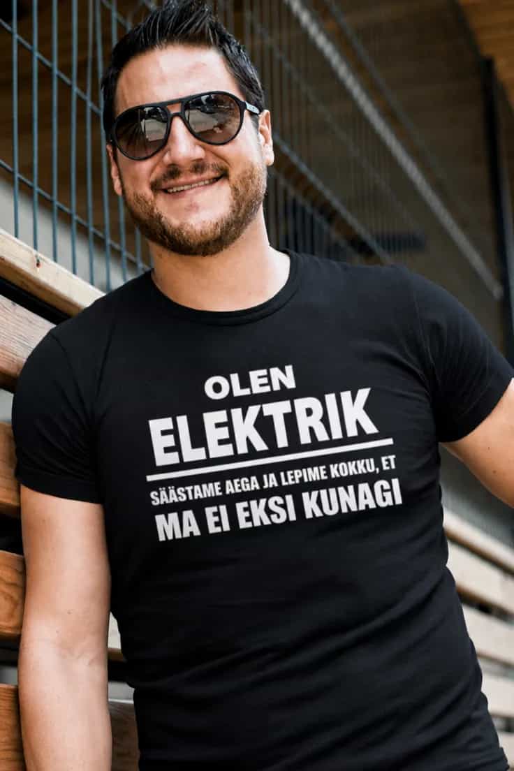 Naljakas T-särk elektrik ei eksi kunagi – OLEN