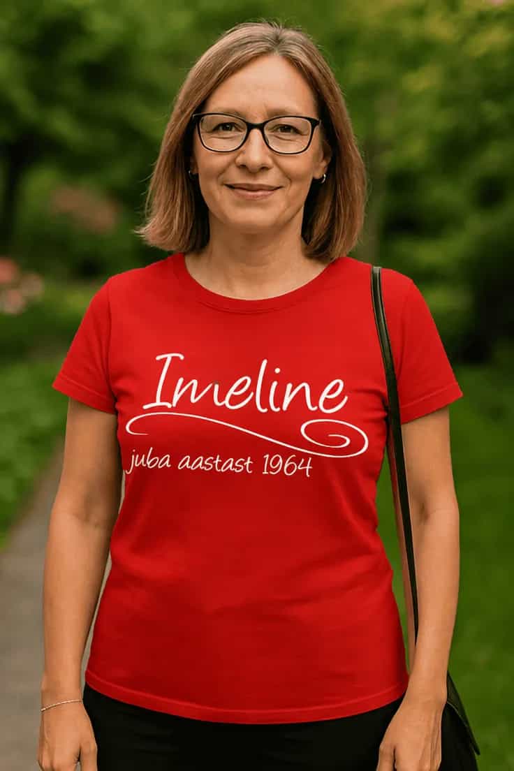 T-särk Imeline alates soovitud aastast
