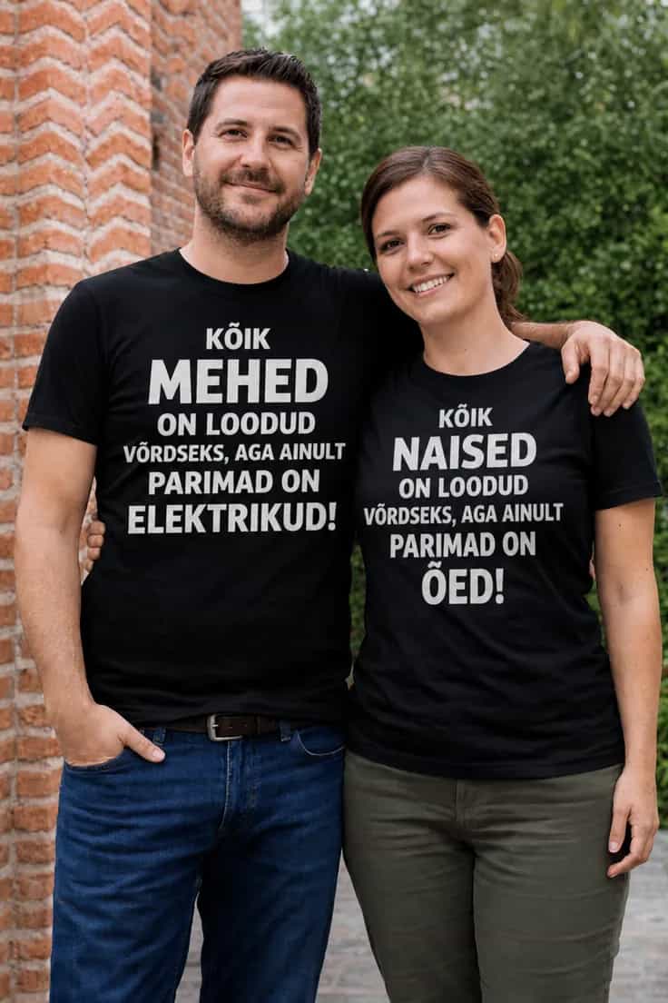 T-särk kõik on loodud võrdseks soovitud elukutsega