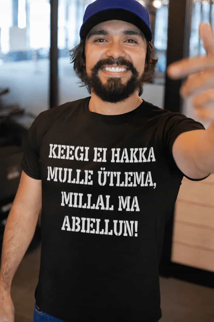 Naljakas T-särk Keegi ei ütle millal abiellun