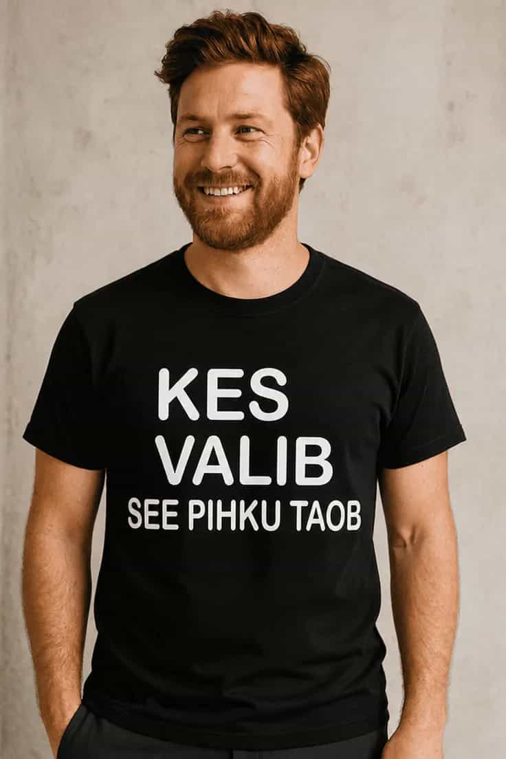 Naljakas T-särk Kes valib see pihku taob