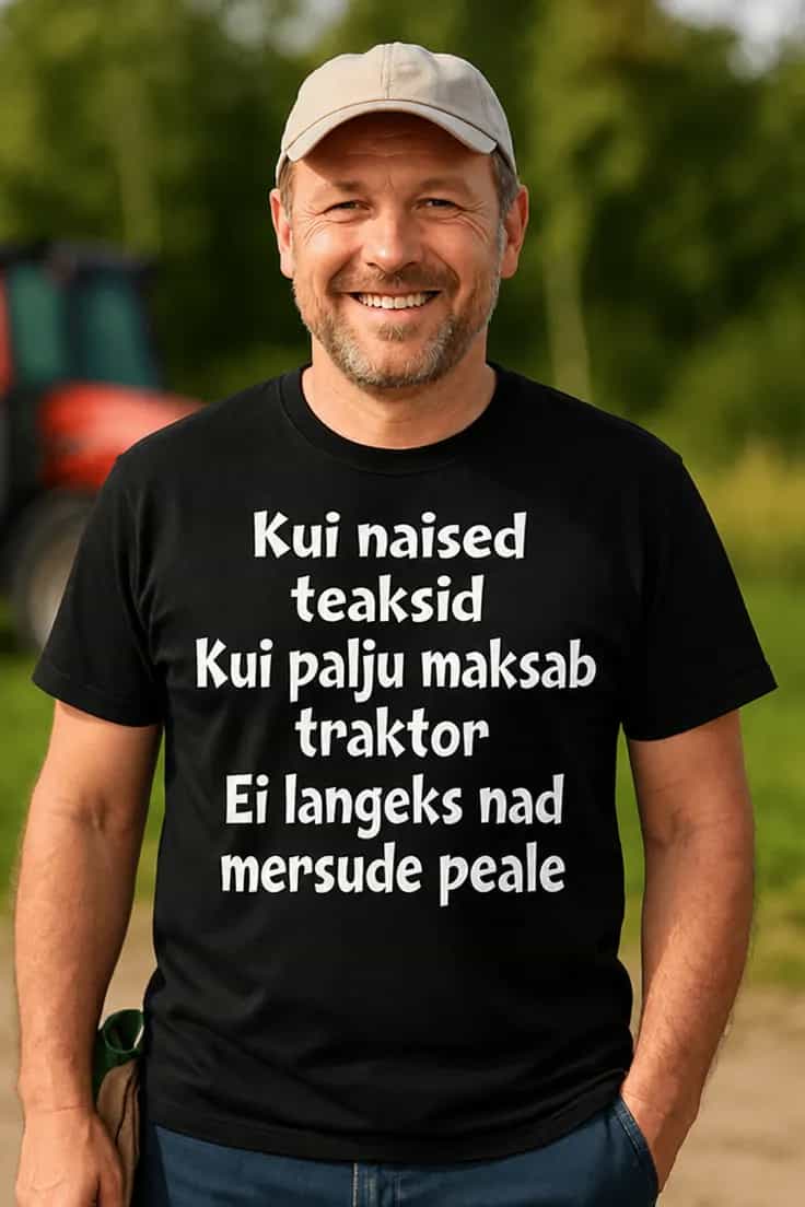 Naljakas T-särk Kui naised teaksid traktori hinda
