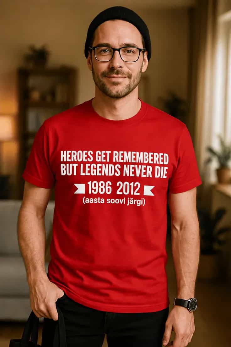 T-särk Legendid ei sure kunagi soovitud aastatega