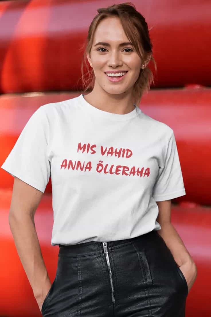 Naljakas T-särk Õlleraha küsimine
