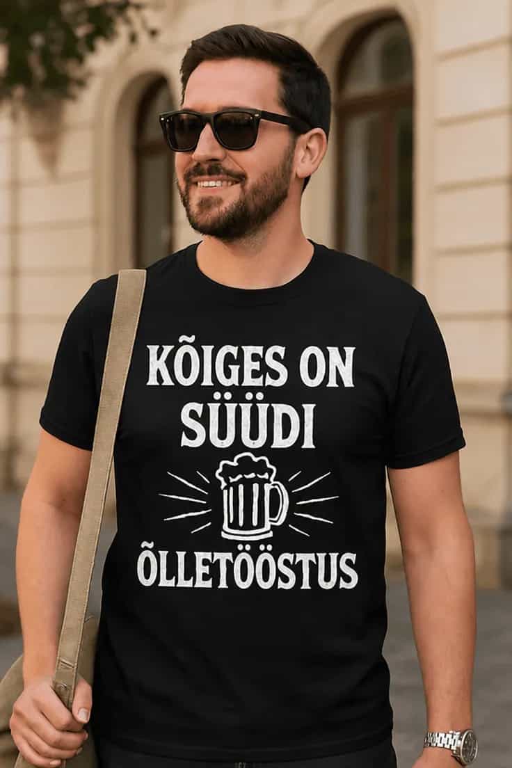 Naljakas T-särk Õlletööstus on süüdi