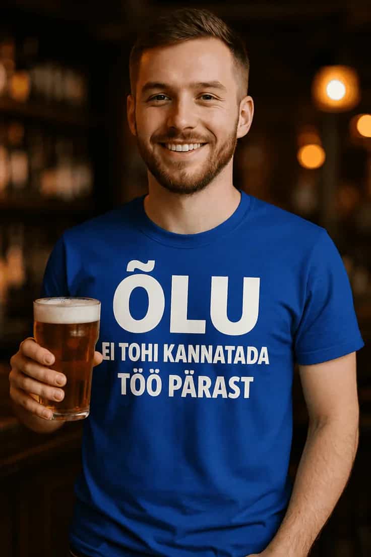 Naljakas T-särk Õlu ei tohi kannatada