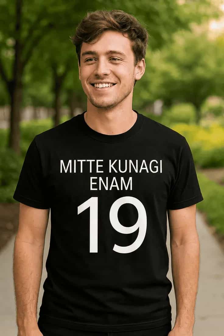 Naljakas T-särk Mitte kunagi enam 19