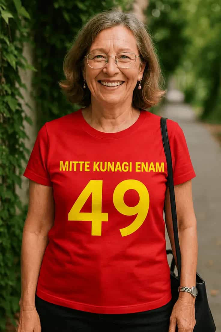 Naljakas T-särk Mitte kunagi enam 49