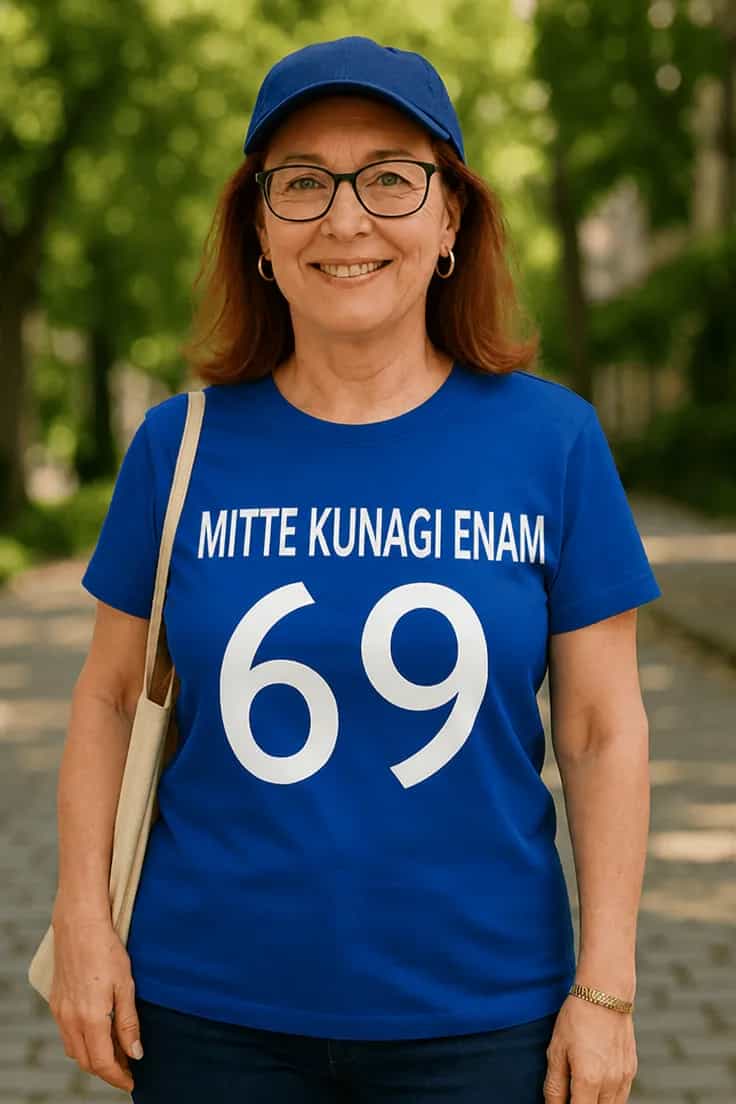 Naljakas T-särk Mitte kunagi enam 69