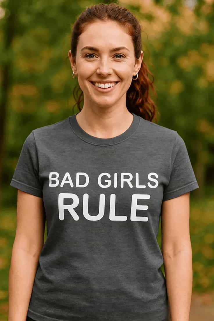 T-särk naistele „Bad girls rule“