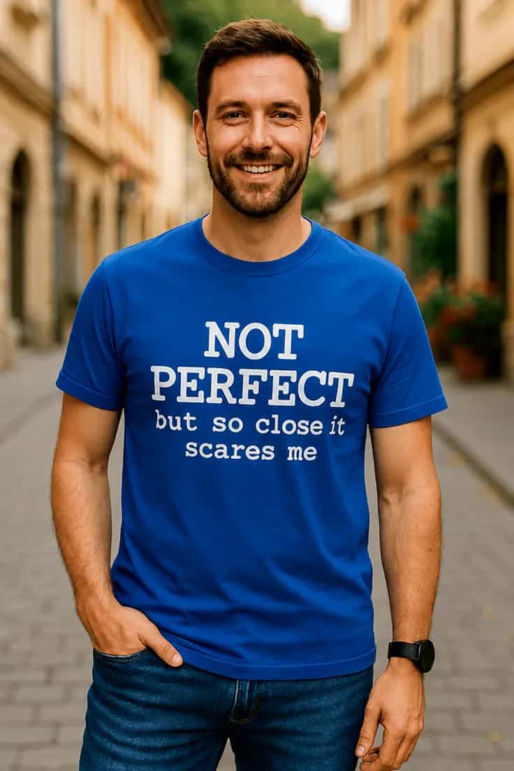 Naljakas T-särk „Not perfect“