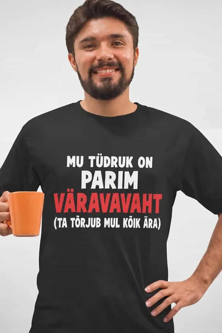 Naljakas T-särk Pruut on parim väravavaht