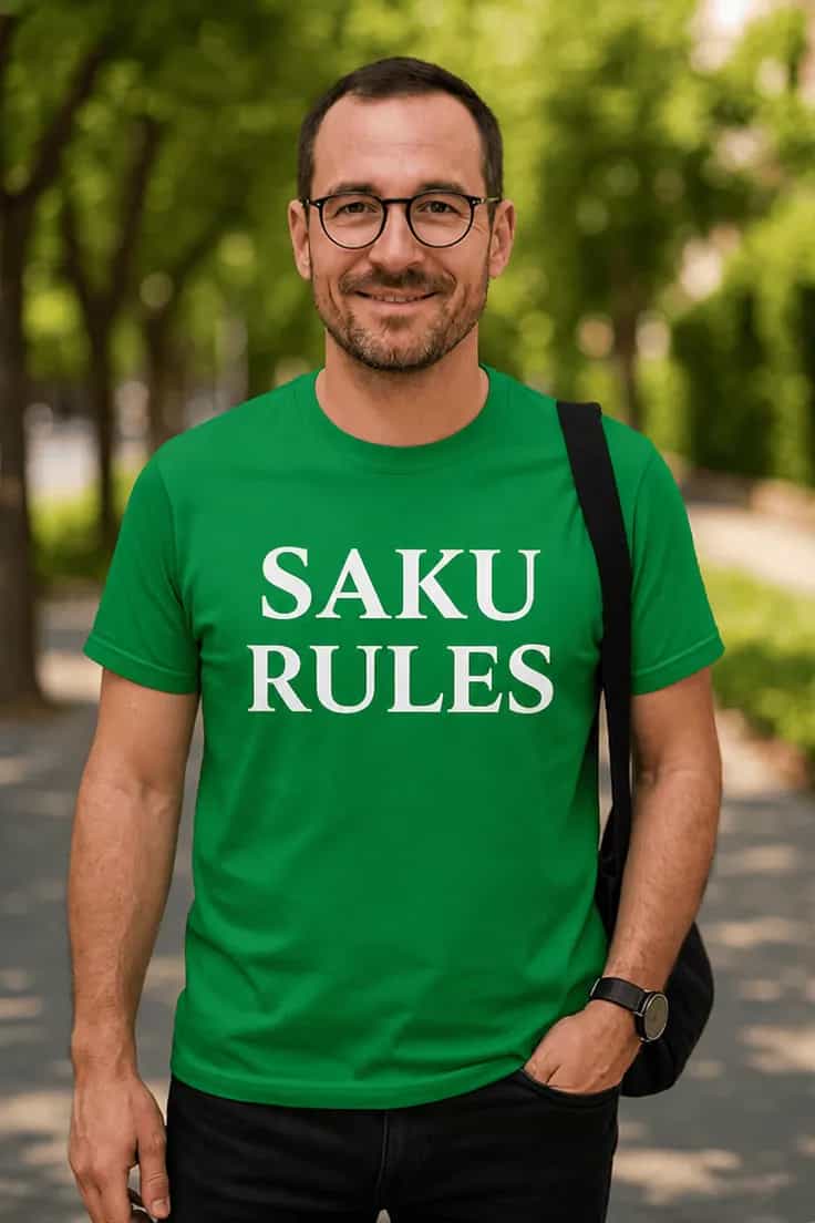 Naljakas T-särk Saku rules