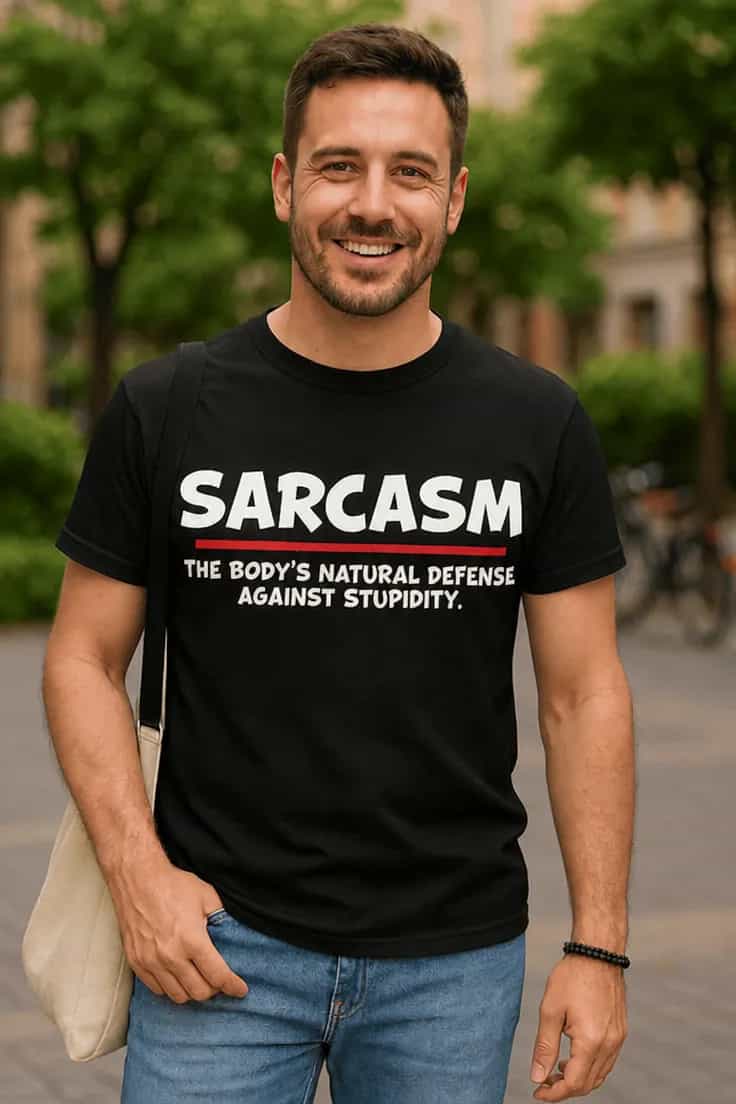 Naljakas T-särk „Sarcasm“