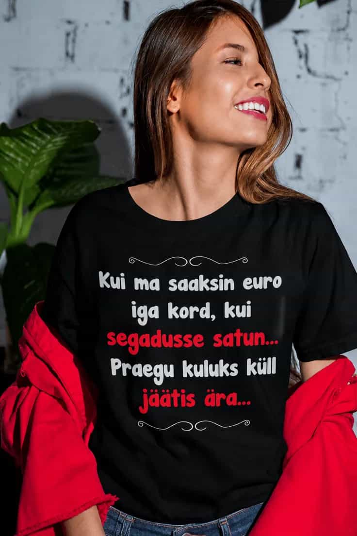 Naljakas T-särk Segaduses jäätise nali