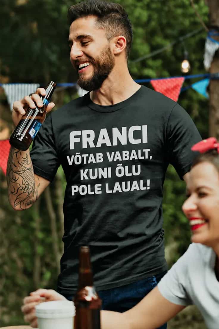 Naljakas T-särk Võtab vabalt nimega – FRANCI