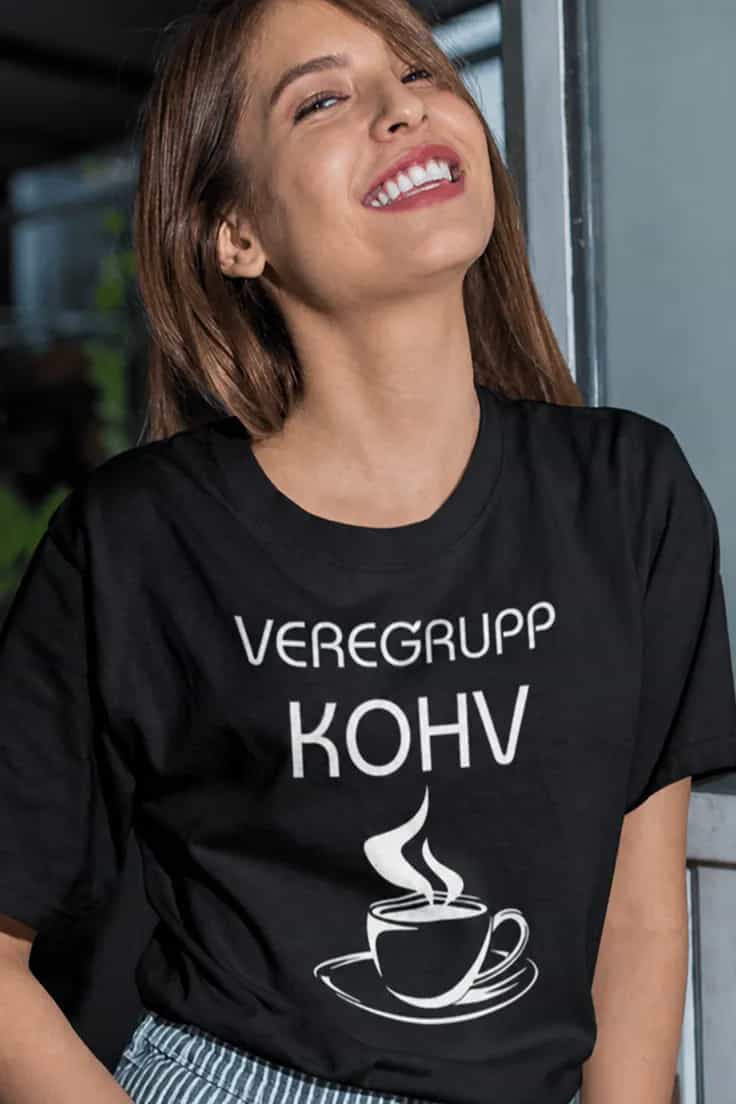 Naljakas T-särk Veregrupp kohv – VEREGRUPP KOHV