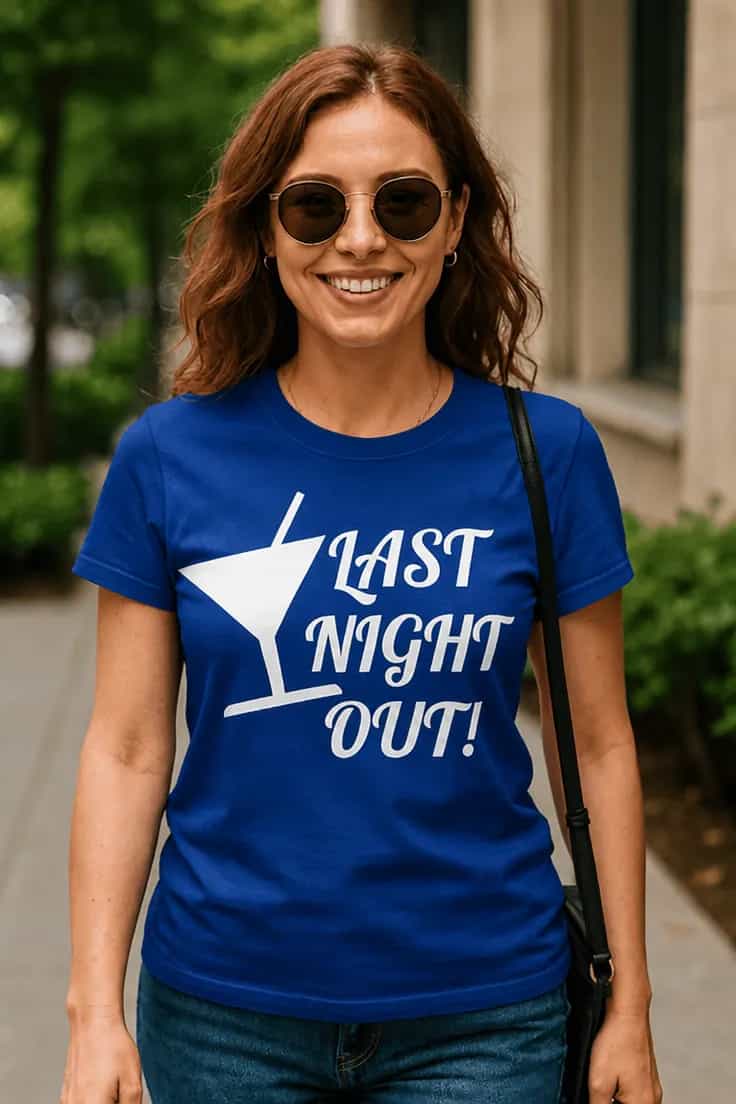 Naljakas T-särk Viimane õhtu väljas – LAST NIGHT OUT!