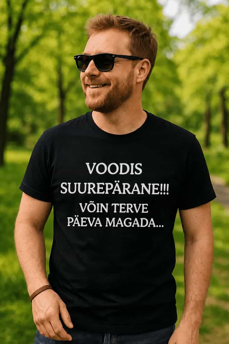 Naljakas T-särk Voodis suurepärane magaja