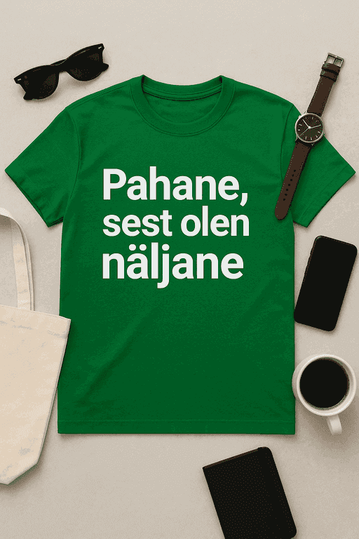Pahane, sest olen näljane T-särk