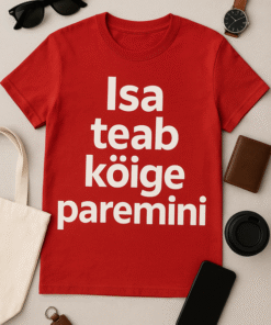 Isa teab kõige paremini T-särk