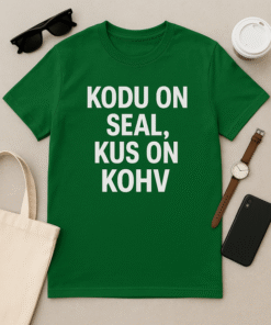 Kodu on seal, kus on kohv - T-särk