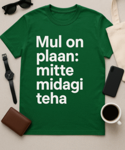 Mul on plaan: mitte midagi teha T-särk