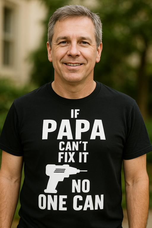 IF PAPA CAN'T FIX IT NO ONE CAN - T-särk