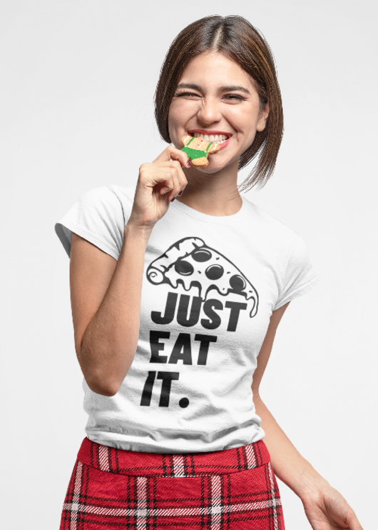 Just Eat It pitsa - T-särk