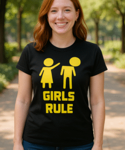 GIRLS RULE - T-särk