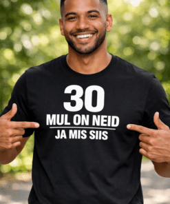 Naljakas T-särk “30 mul on neid, ja mis siis”