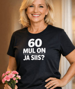 Naljakas T-särk „60 mul on, ja siis?”