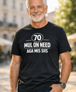 Naljakas särk „70 mul on neid, aga mis siis”