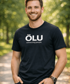 Naljakas T-särk ÕLU connecting people