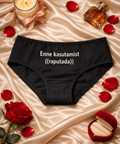 Naljakad naiste aluspüksid “Enne kasutamist ((raputa))”
