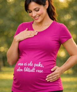 Rasedate T-särk “Ma ei ole paks, olen lihtsalt rase”