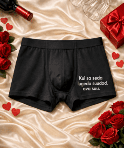 Meeste bokserid – Kui sa seda lugeda suudad, ava suu