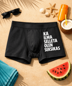Meeste bokserid „Ka ilma selleta olen SEXY“