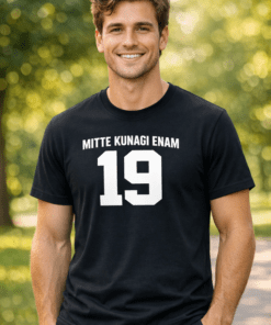 Naljakas T-särk MITTE KUNAGI ENAM 19